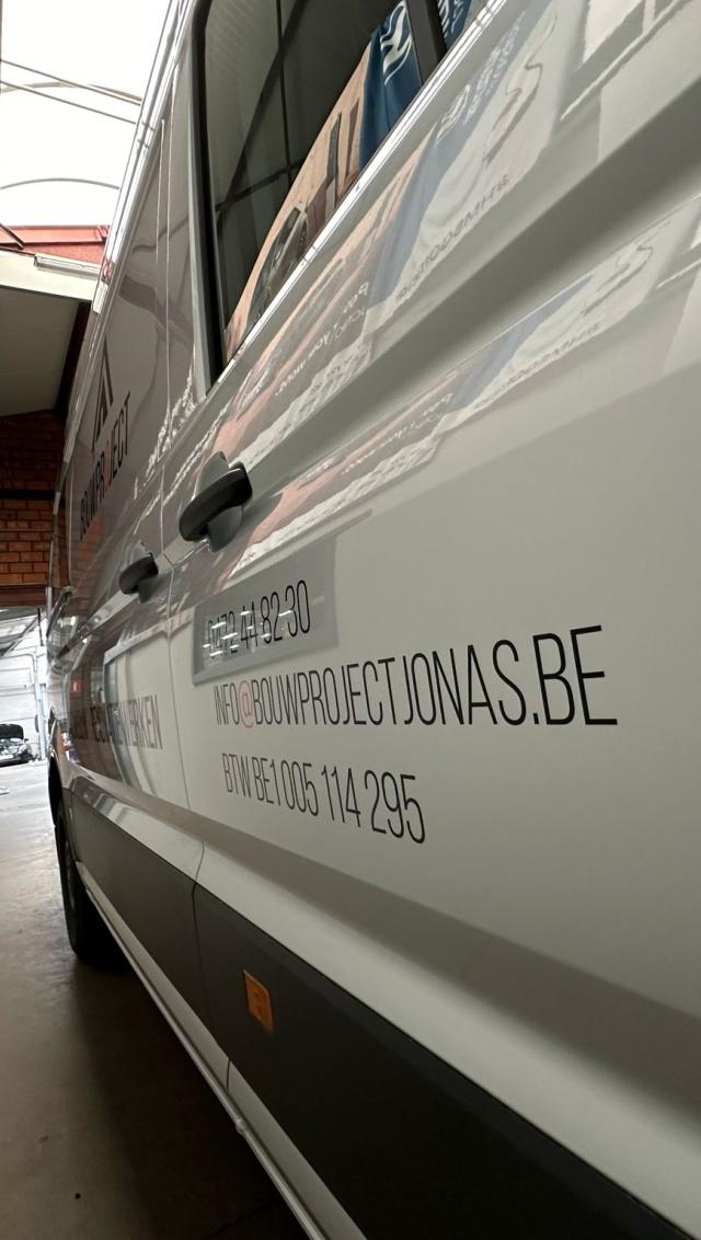 belettering camionette  